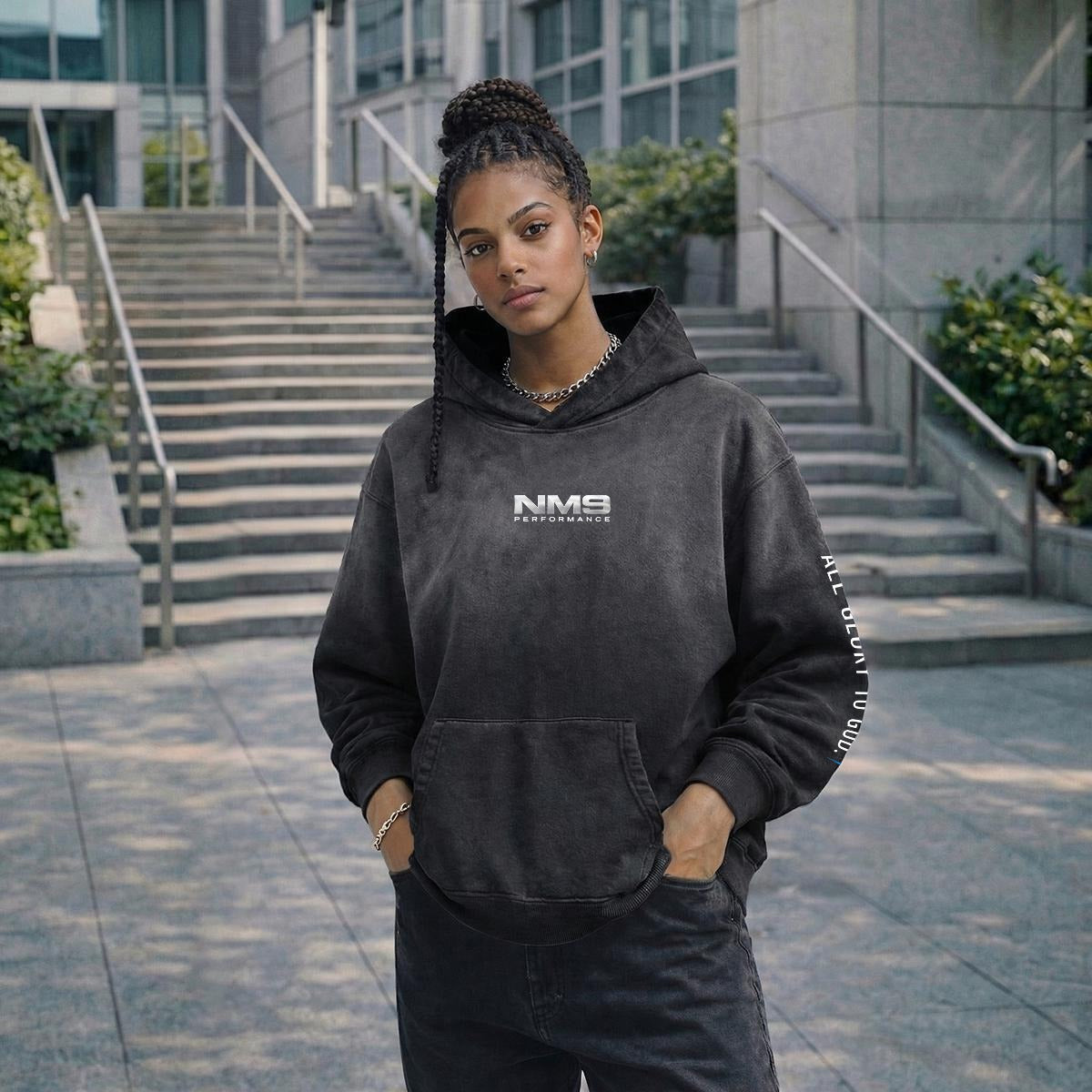 NM9 Signature Series Heavyweight Hoodie | Lion Of Judah | Black