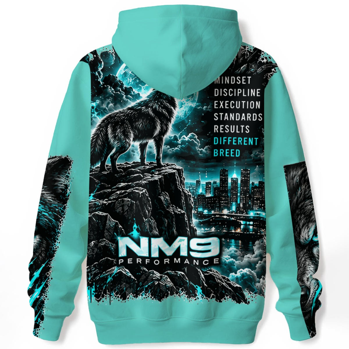 NM9 Ice Collection Hoodie | Different Breed Series | Ice Teal
