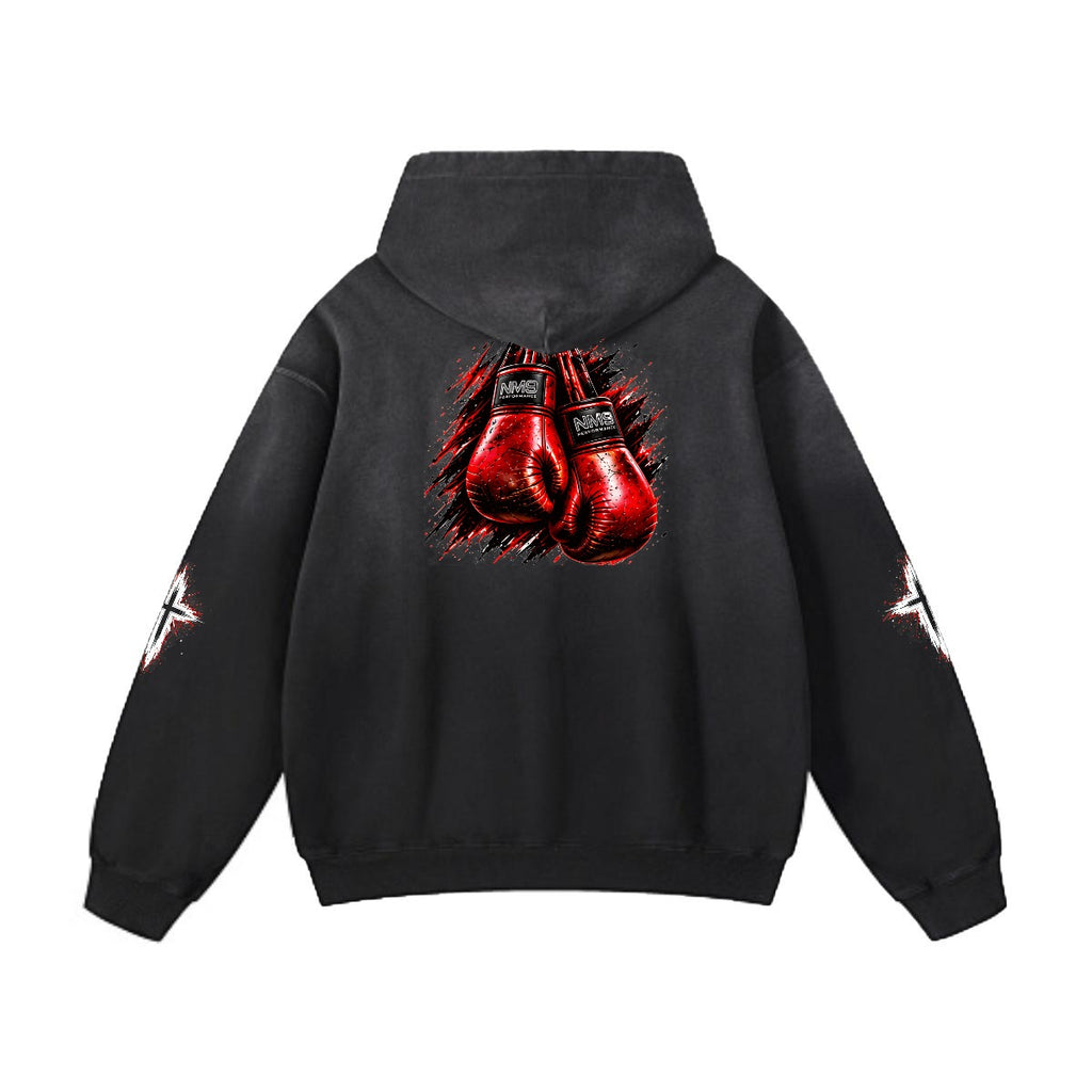 NM9 Executive Collection Heavyweight Hoodie | Boxing Mindset | Black