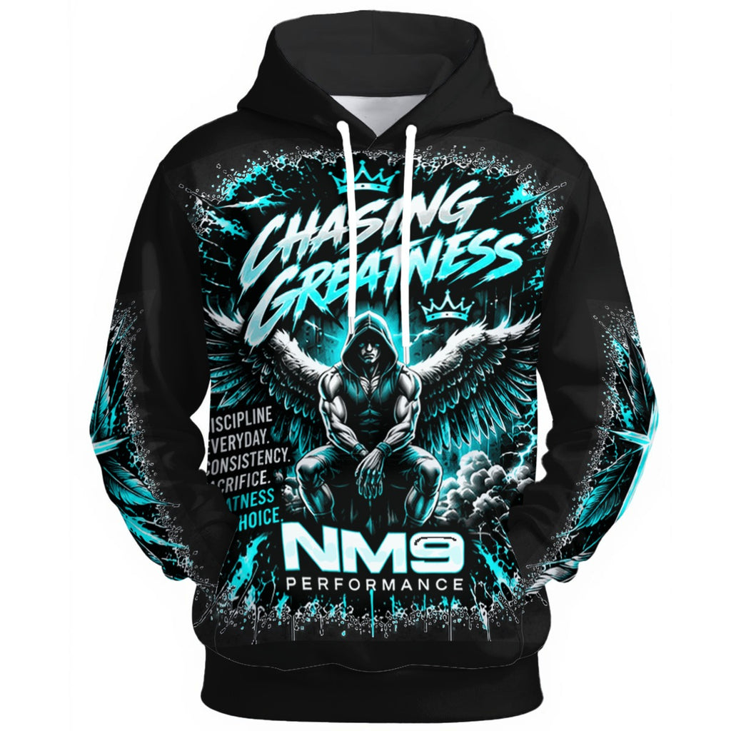 NM9 Ice Collection Hoodie | Chasing Greatness Series | Black