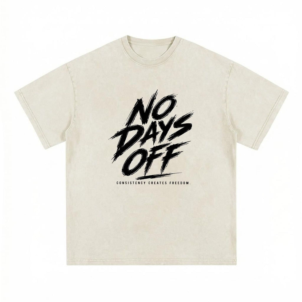 NM9 Executive Collection Heavyweight Tee | No Days Off | Bone