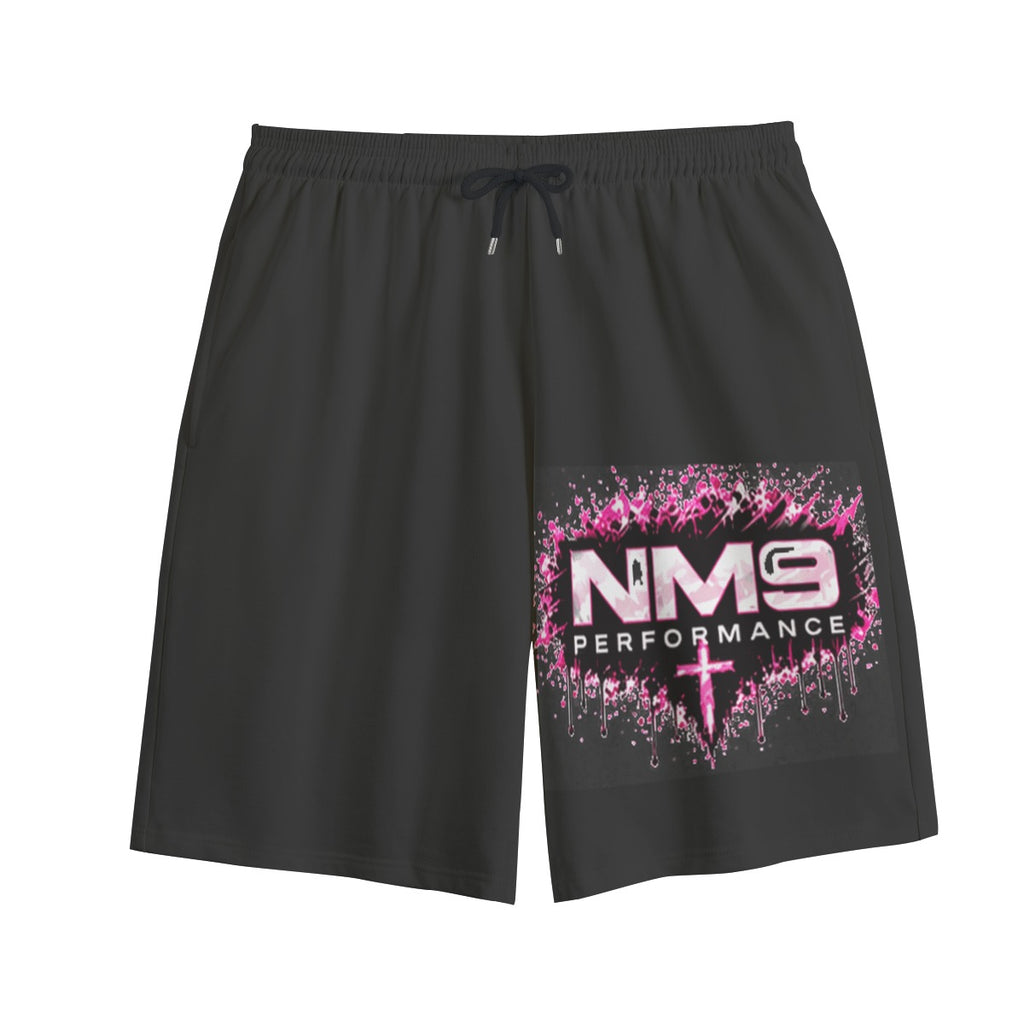NM9 Pink Collection Sweat Shorts | Girls Built Different | Black