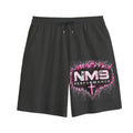NM9 Pink Collection Sweat Shorts | Girls Built Different | Black