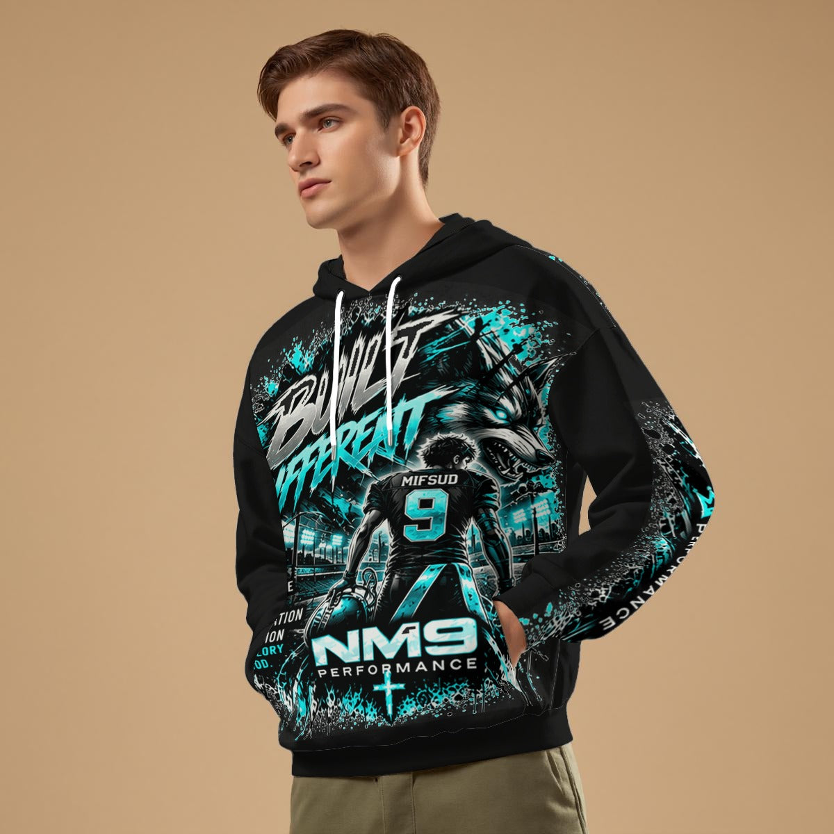 NM9 Ice Collection Hoodie | Built Different Mifsud 9 Edition | Black