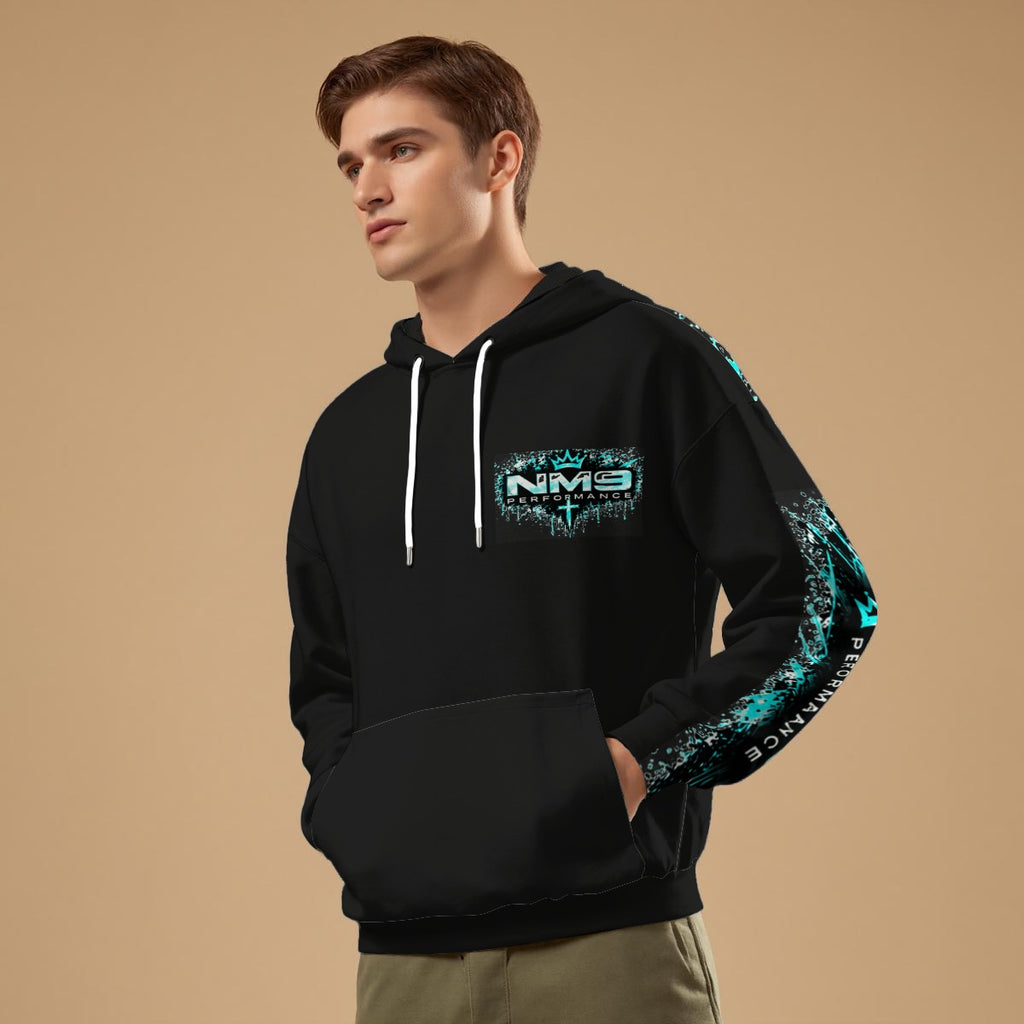 NM9 Ice Collection Hoodie | Girls Built Different Chest | Black