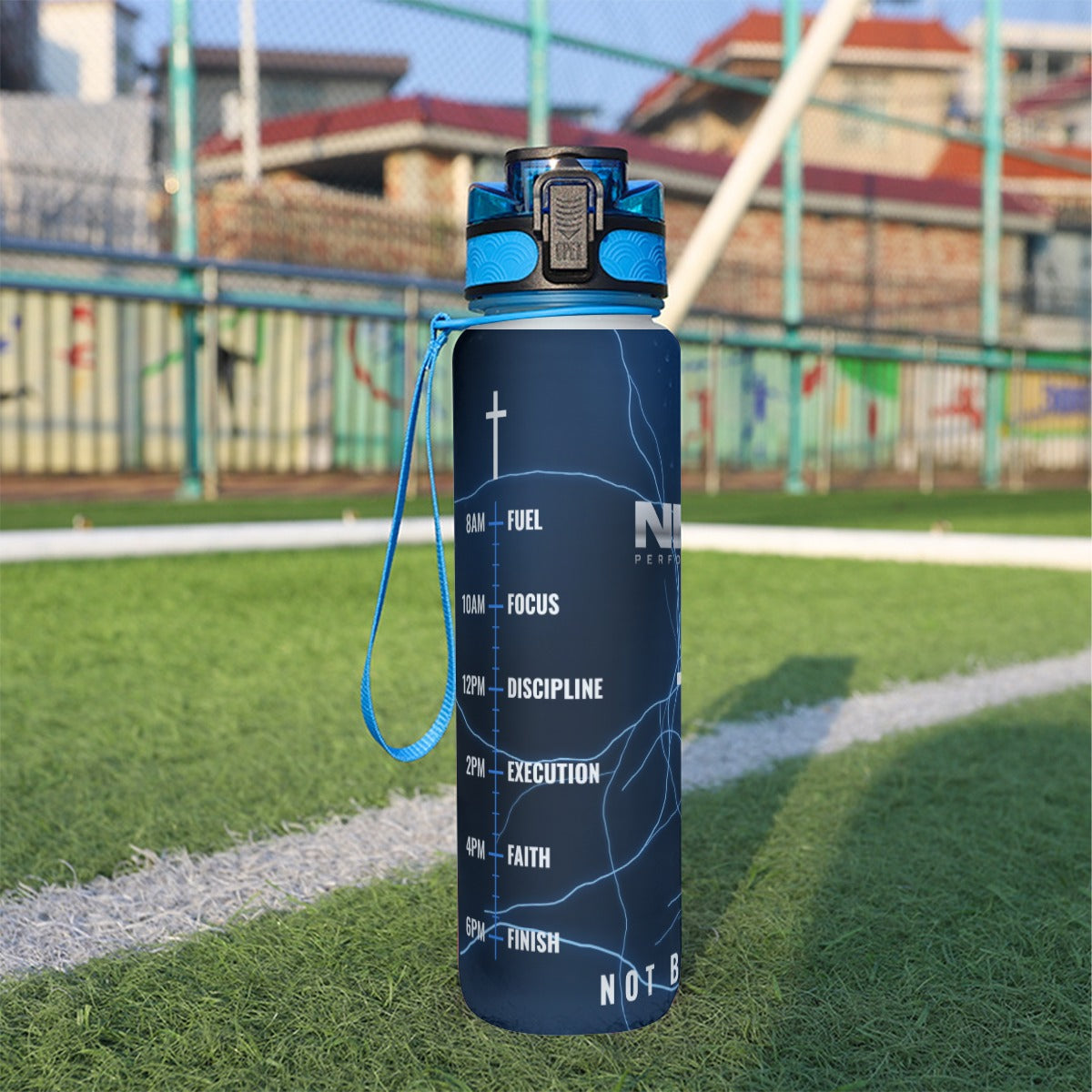 NM9 Sport Water Bottle 32oz | Black Storm
