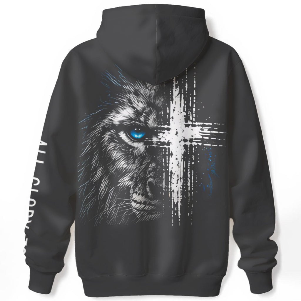 NM9 Signature Series Hoodie | Lion Of Judah | Steel Gray