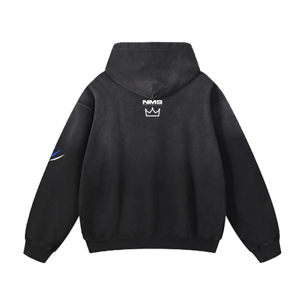 NM9 Heavyweight Hoodie | Stand On Truth | Black / Blue