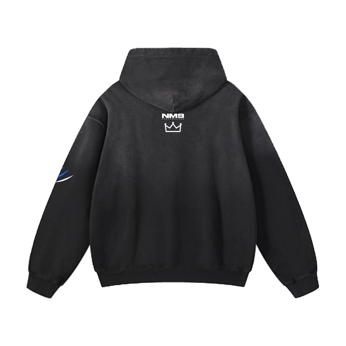 NM9 Heavyweight Hoodie | Stand On Truth | Black / Blue