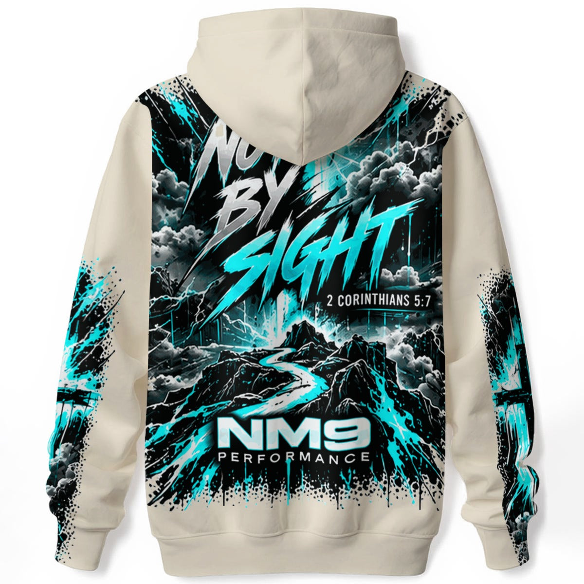 NM9 Ice Collection Hoodie | Not By Sight Series | Bone