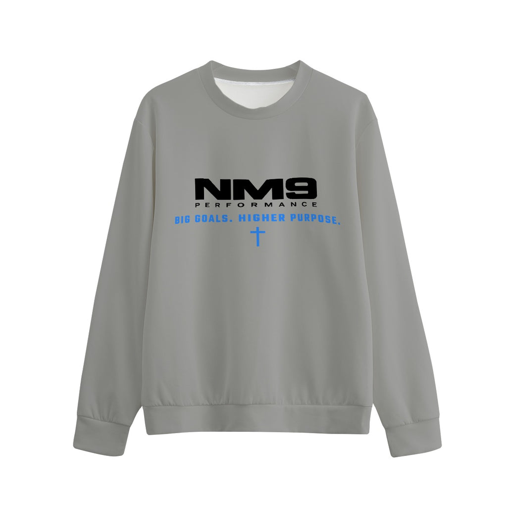 NM9 Performance Crewneck | Supercar Dreams | Heather Grey