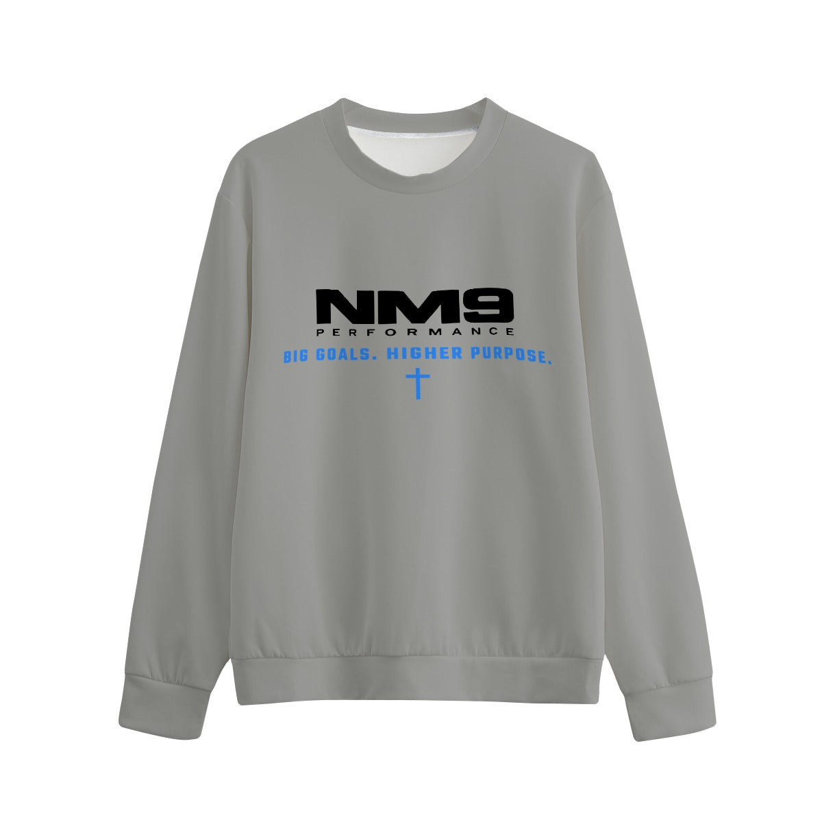 NM9 Performance Crewneck | Supercar Dreams | Heather Grey