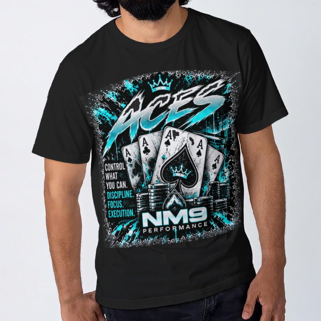 NM9 Ice Collection Tee | Aces Series | Black