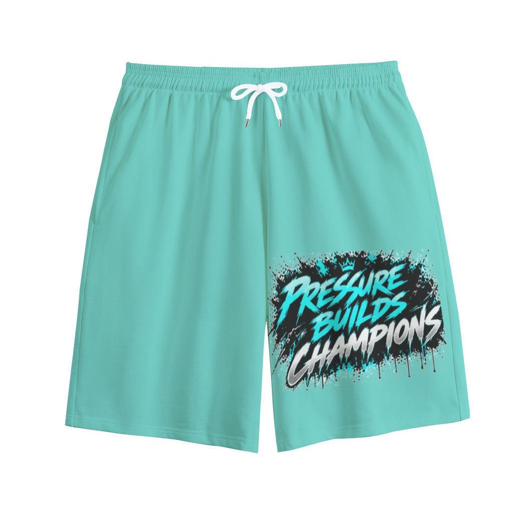 NM9 Ice Collection Sweat Shorts | Boxing Mindset Series | Ice Teal