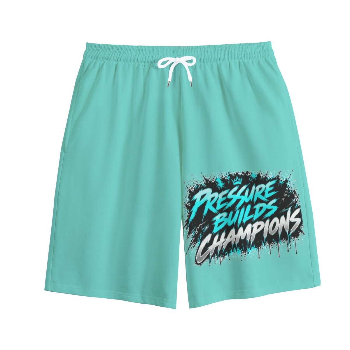 NM9 Ice Collection Sweat Shorts | Boxing Mindset Series | Ice Teal