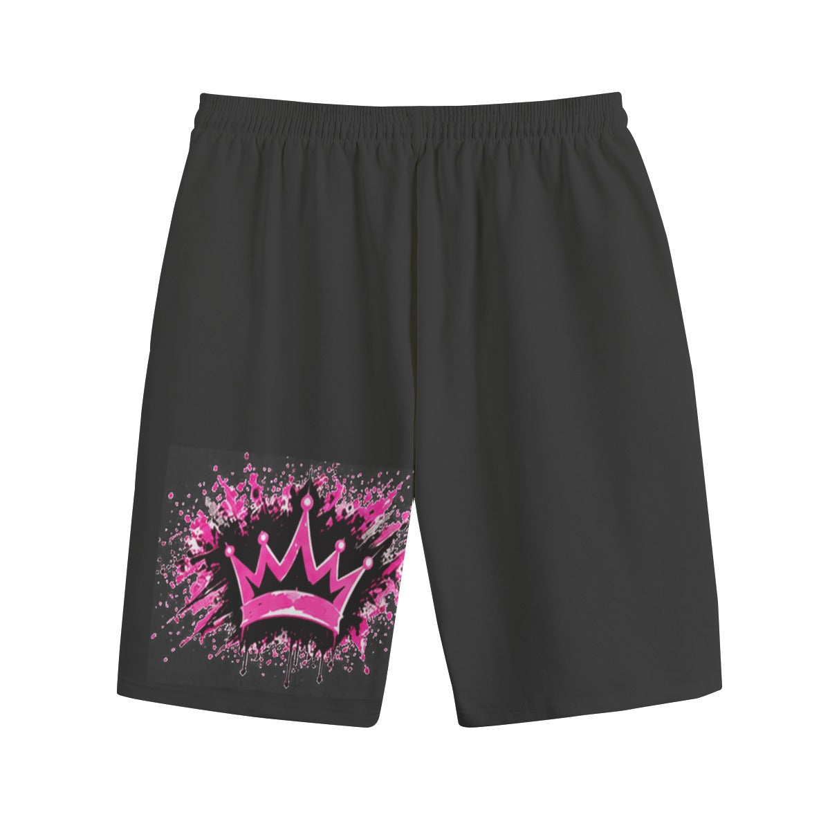 NM9 Pink Collection Sweat Shorts | Girls Built Different | Black