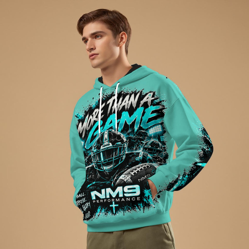 NM9 Ice Collection Hoodie | More Than A Game Series | Ice Teal