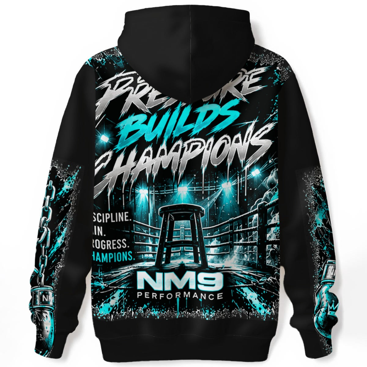 NM9 Ice Collection Hoodie | Boxing Mindset Series | Black