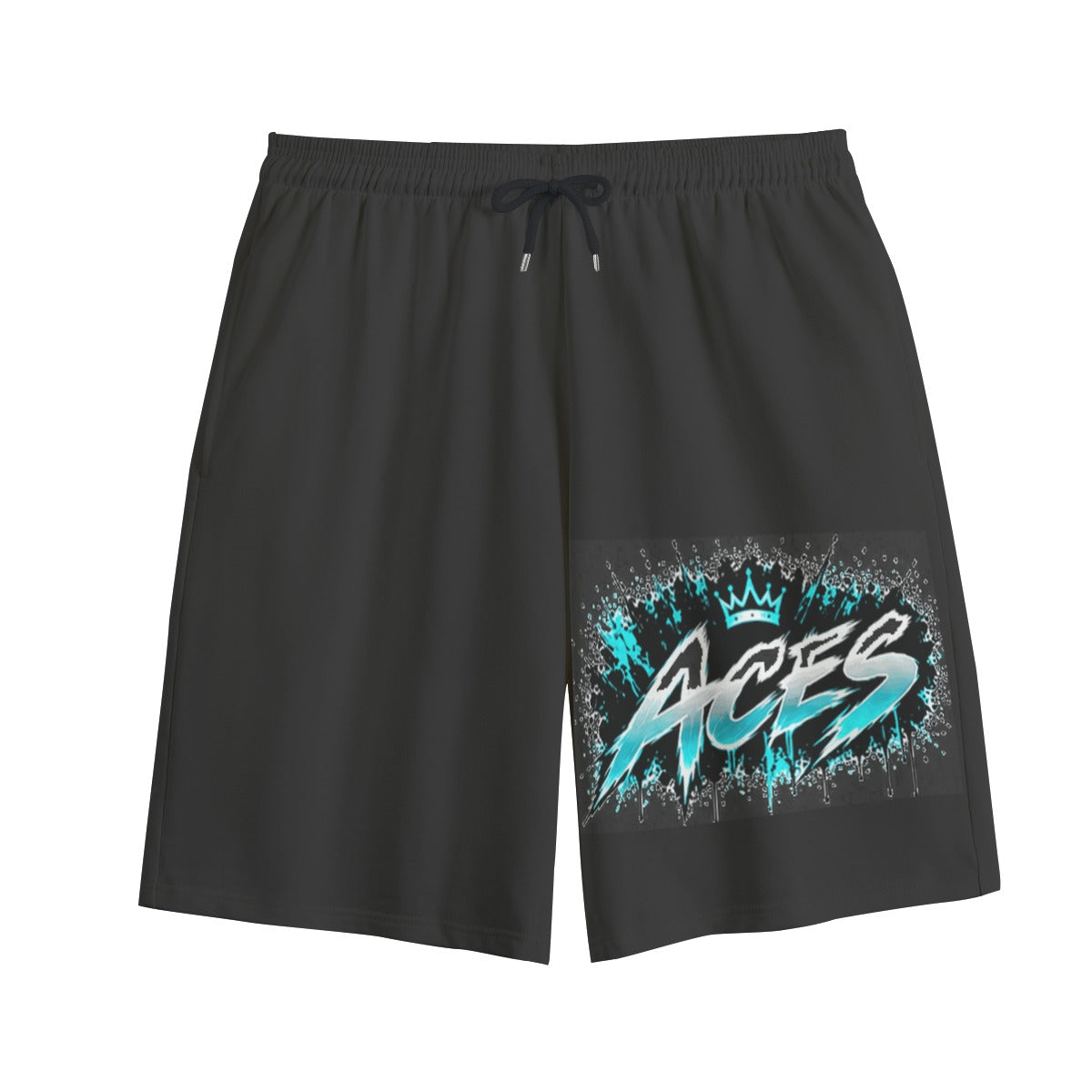 NM9 Ice Collection Sweat Shorts | Aces Series | Black