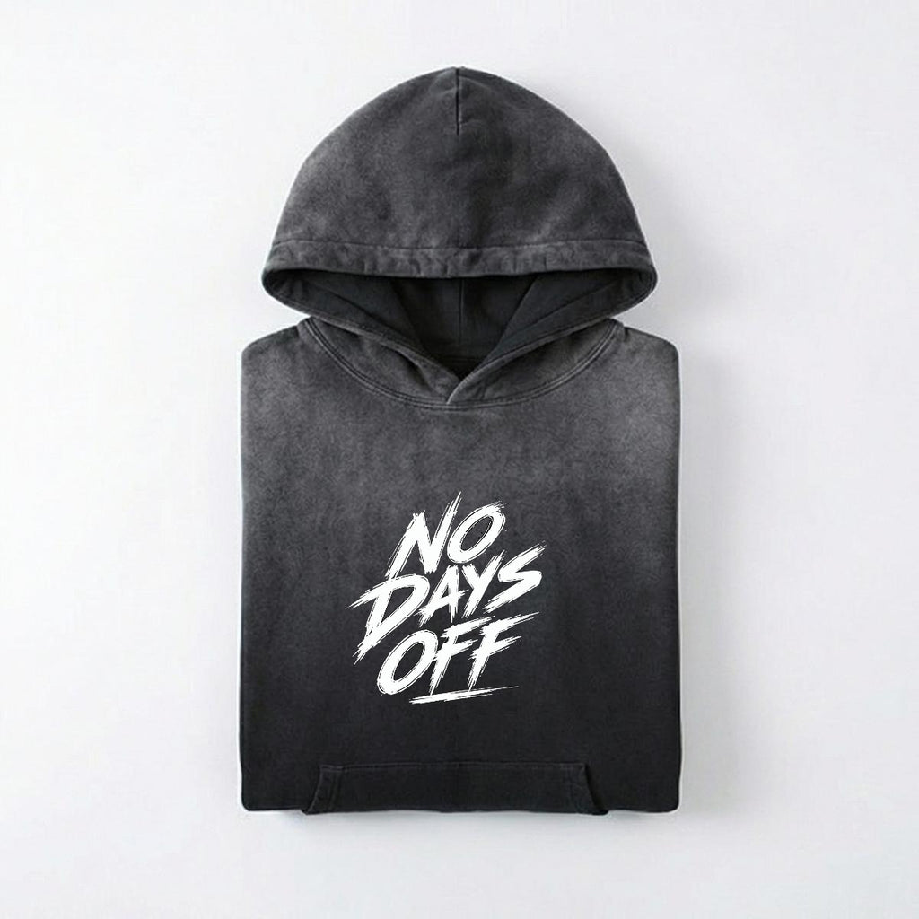 NM9 Executive Collection Heavyweight Hoodie | No Days Off | Black