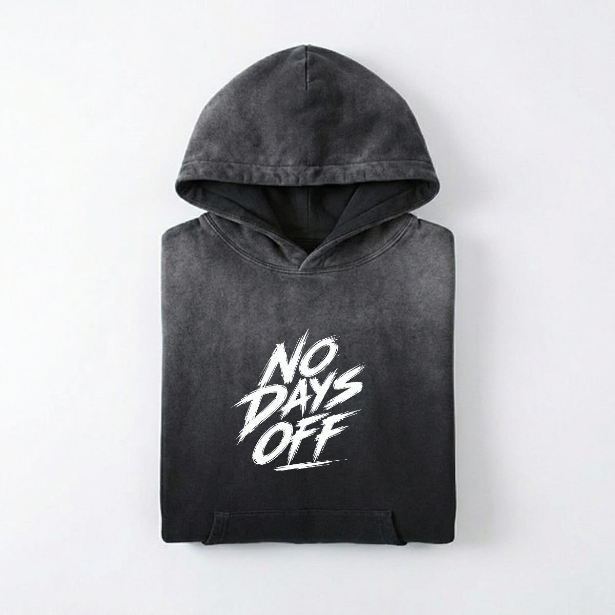 NM9 Executive Collection Heavyweight Hoodie | No Days Off | Black