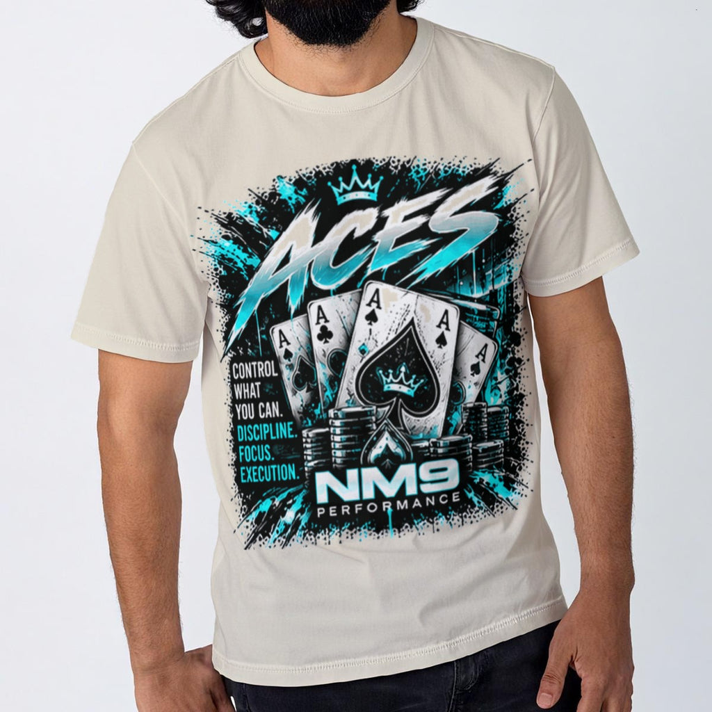 NM9 Ice Collection Tee | Aces Series | Bone