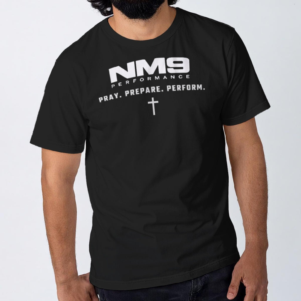 NM9 Performance Tee | Victory Lap | Black