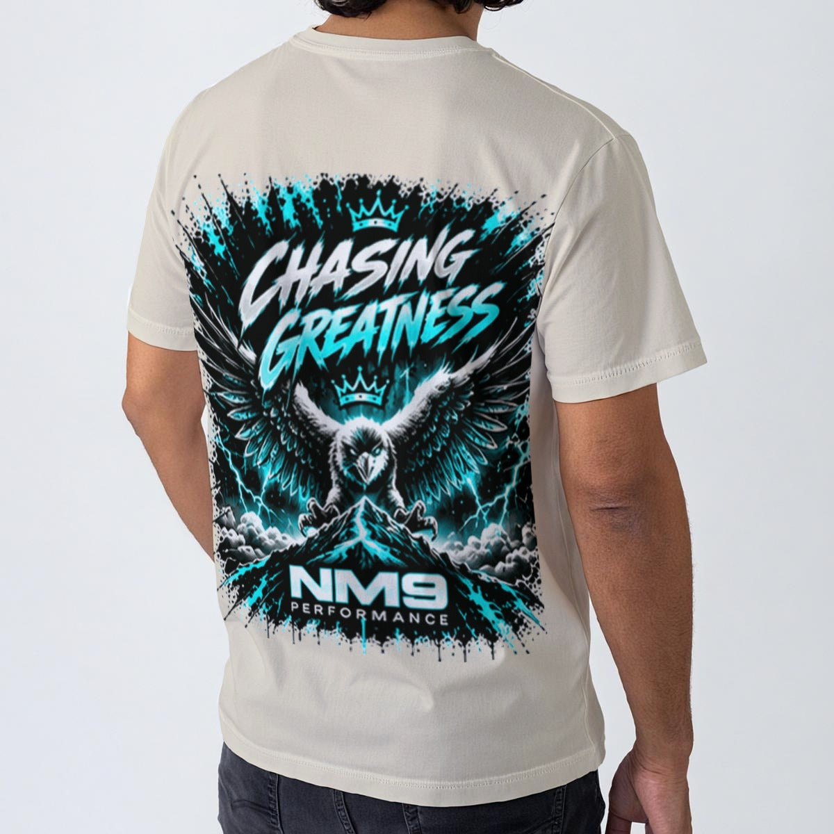 NM9 Ice Collection Tee | Chasing Greatness Series | Bone