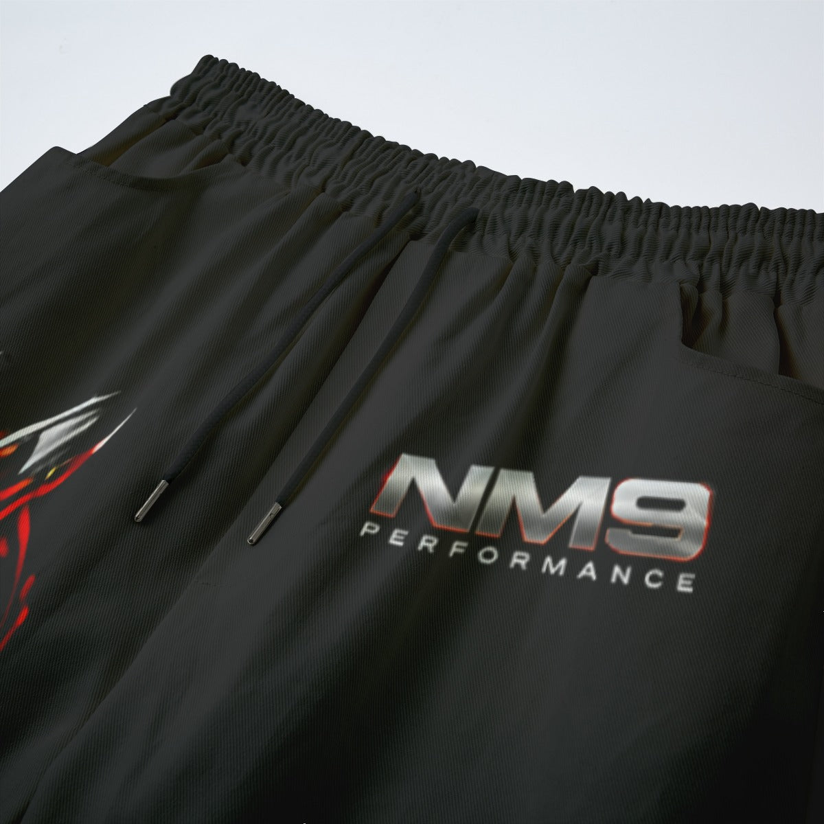 NM9 Bloodline Collection Open Hem Sweatpants | DNA | Black
