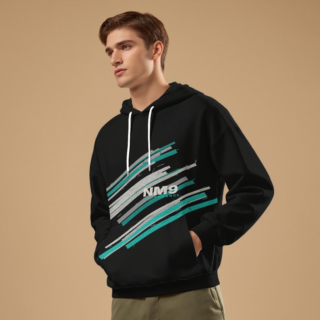 NM9 Ice Collection Hoodie | Ice Streak | Black