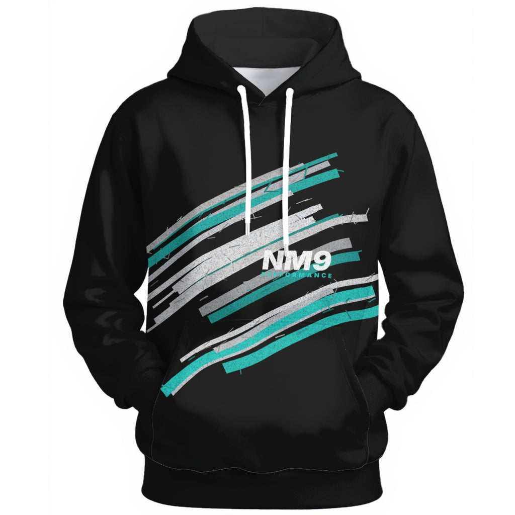 NM9 Ice Collection Hoodie | Ice Streak | Black