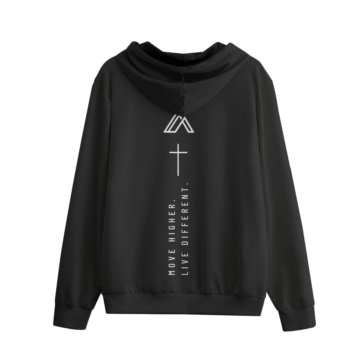 NM9 Ascend Collection Tech Zip Hoodie | Move Higher | Black