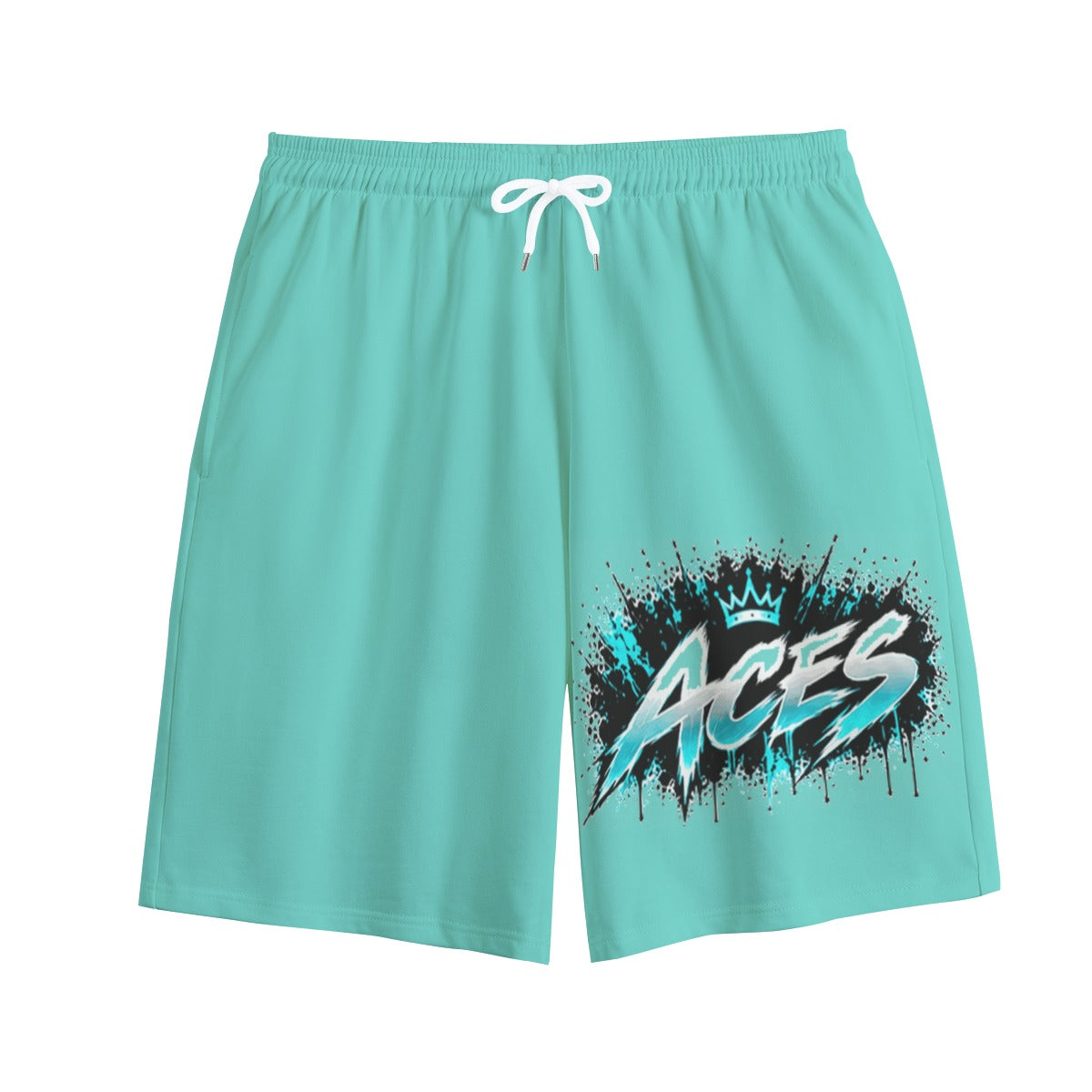 NM9 Ice Collection Sweat Shorts | Aces Series | Ice Teal