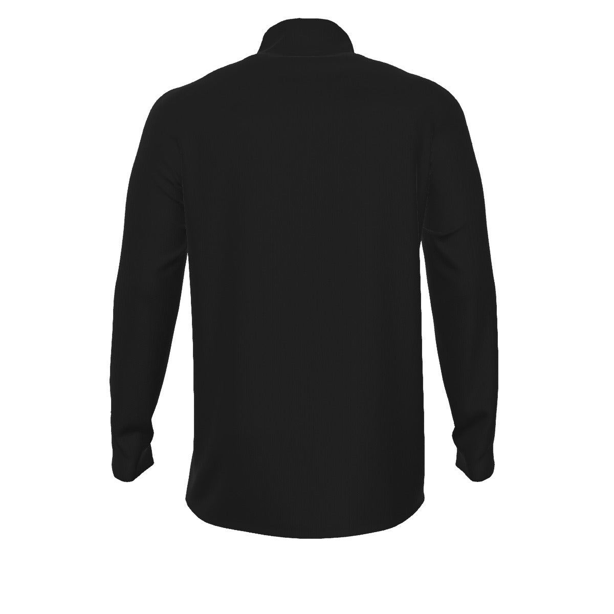 Not By Sight Quarter Zip | Script + Hands | Black