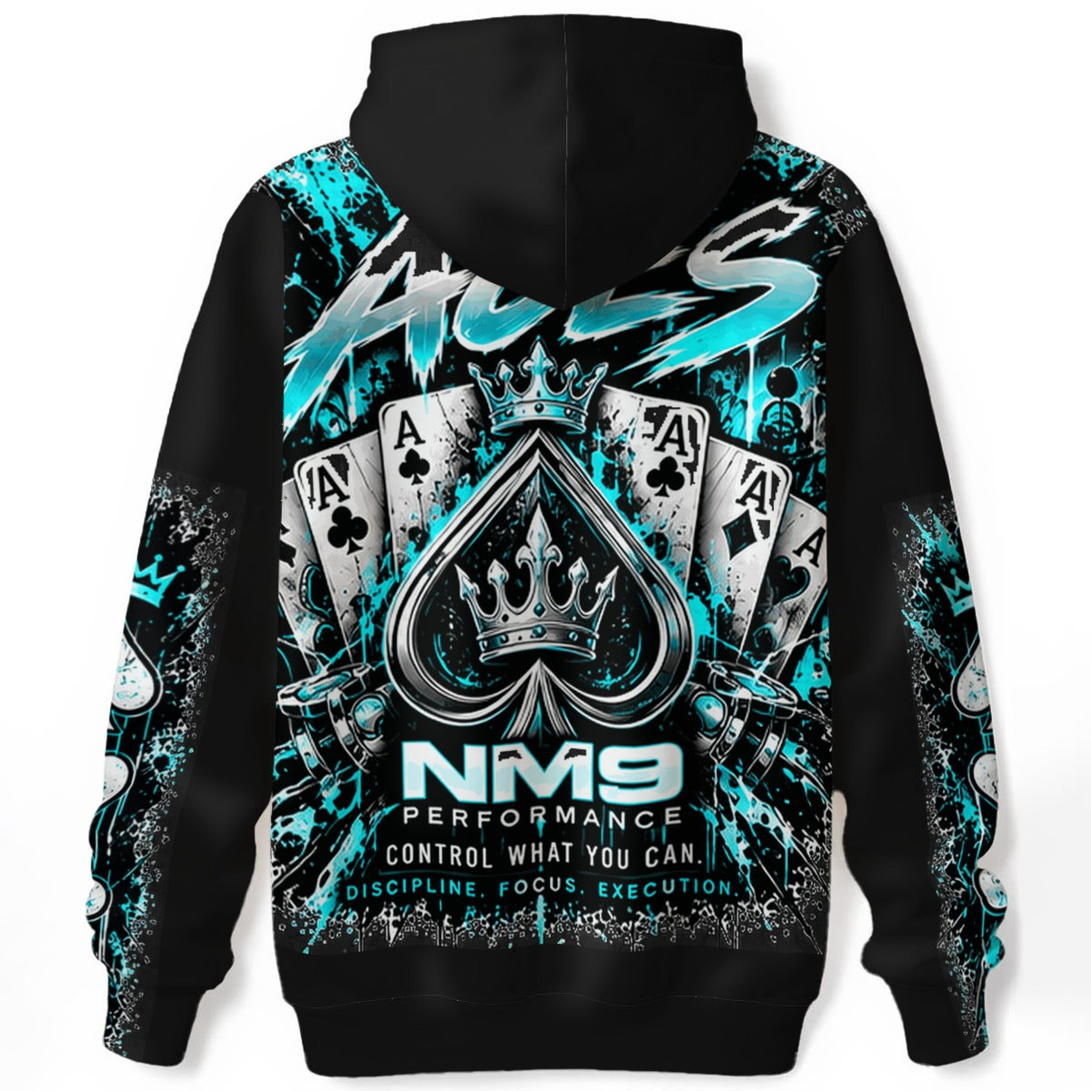 NM9 Ice Collection Hoodie | Aces Series | Black