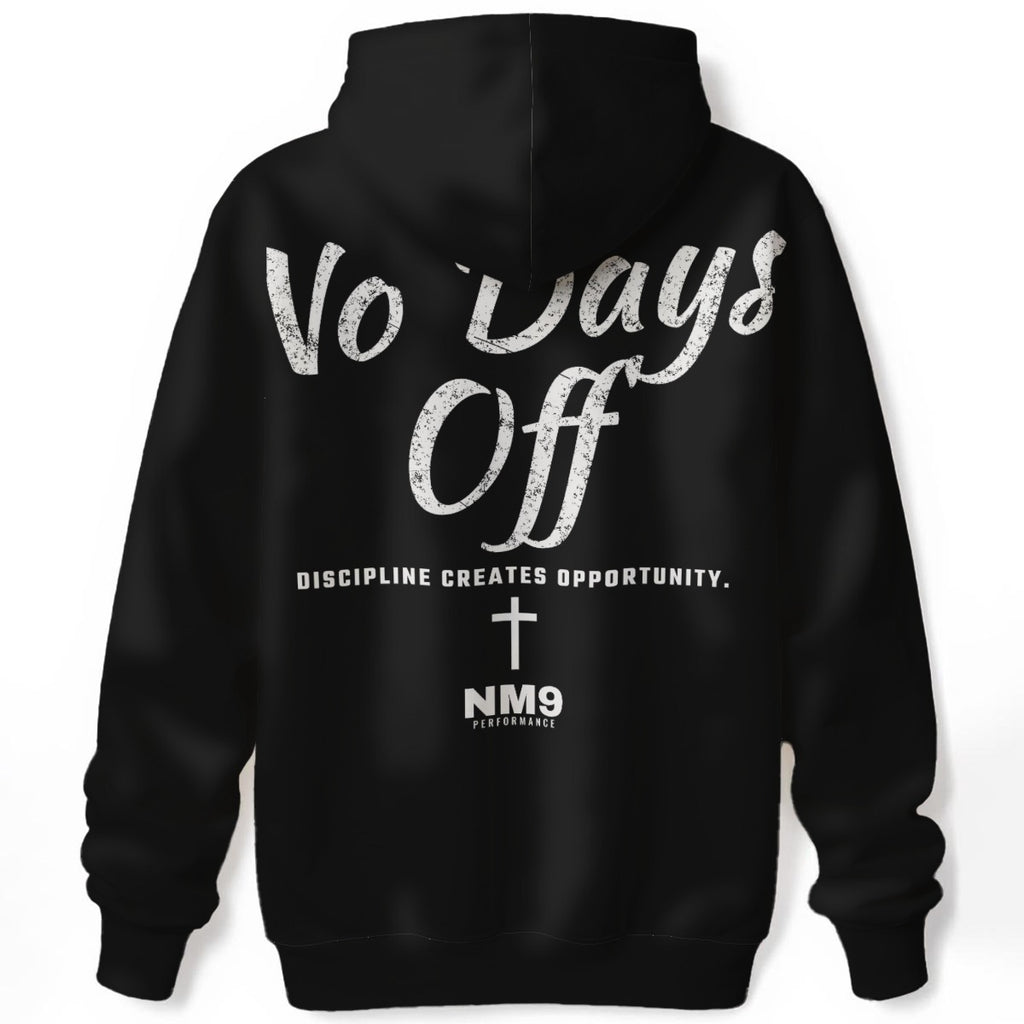 NM9 Performance Hoodie | No Days Off | Black