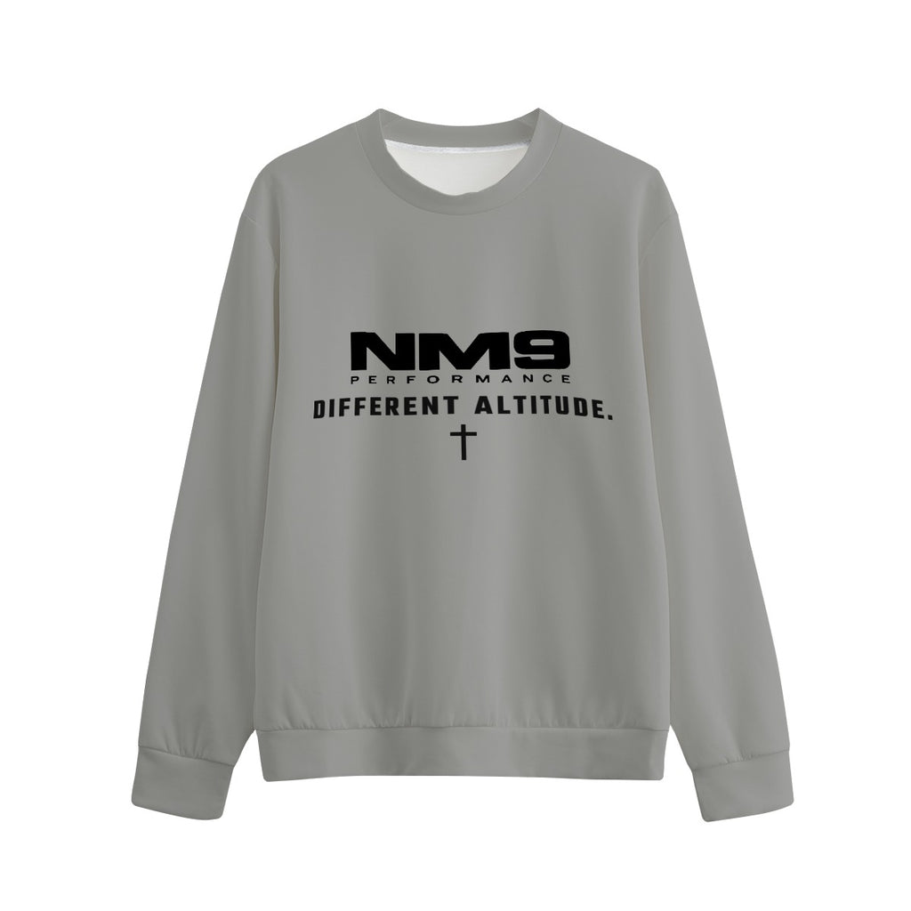 NM9 Performance Crewneck | Jet Mentality | Heather Grey