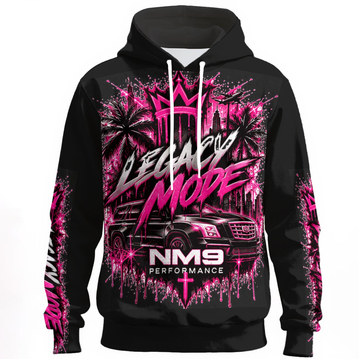 NM9 Pink Collection Hoodie | Legacy Mode | Black