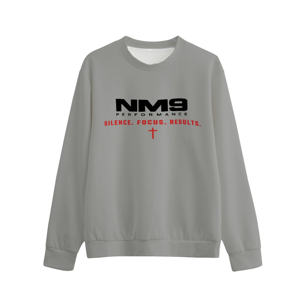 NM9 Performance Crewneck | Locked In | Heather Grey