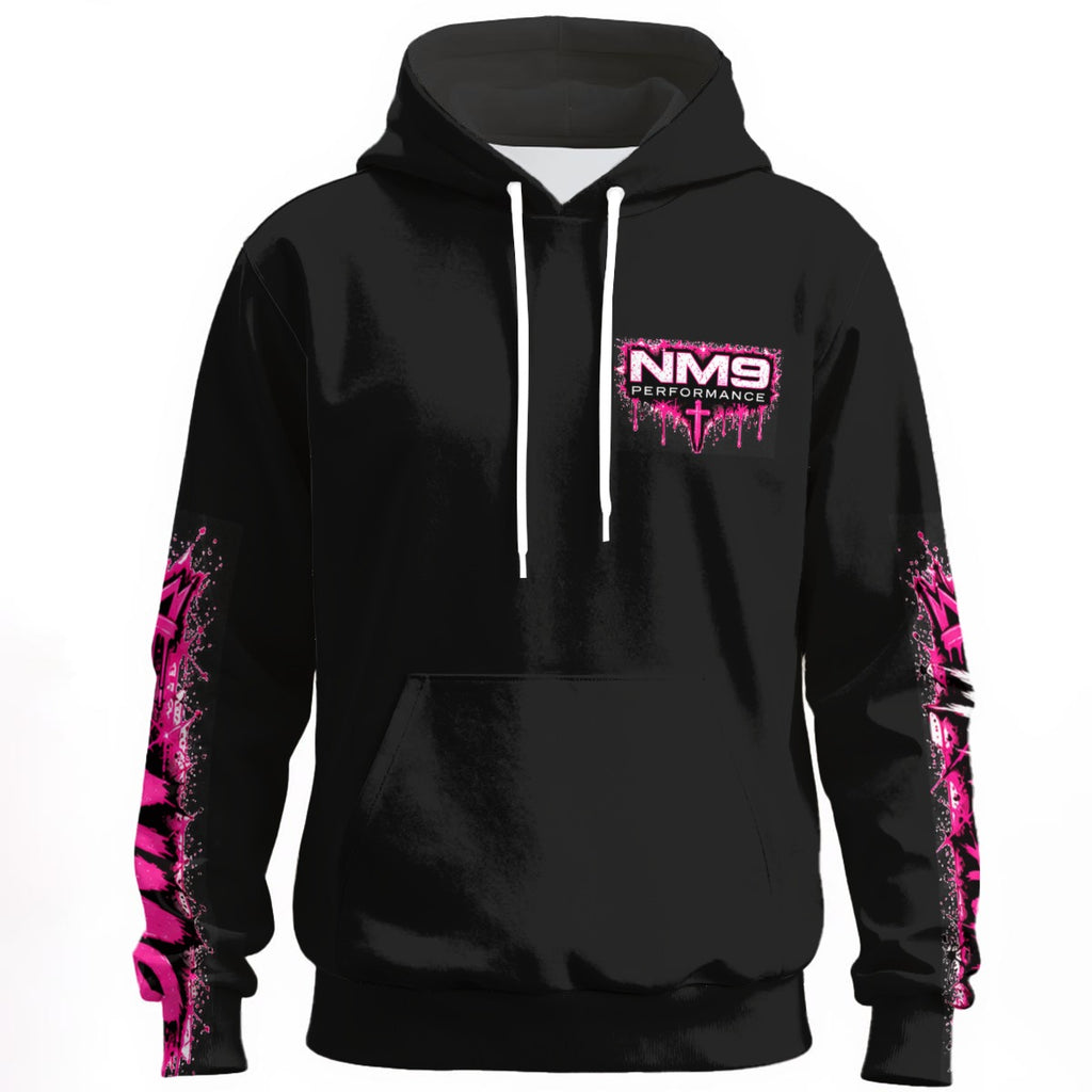 NM9 Pink Collection Hoodie | More Than A Game Chest | Black
