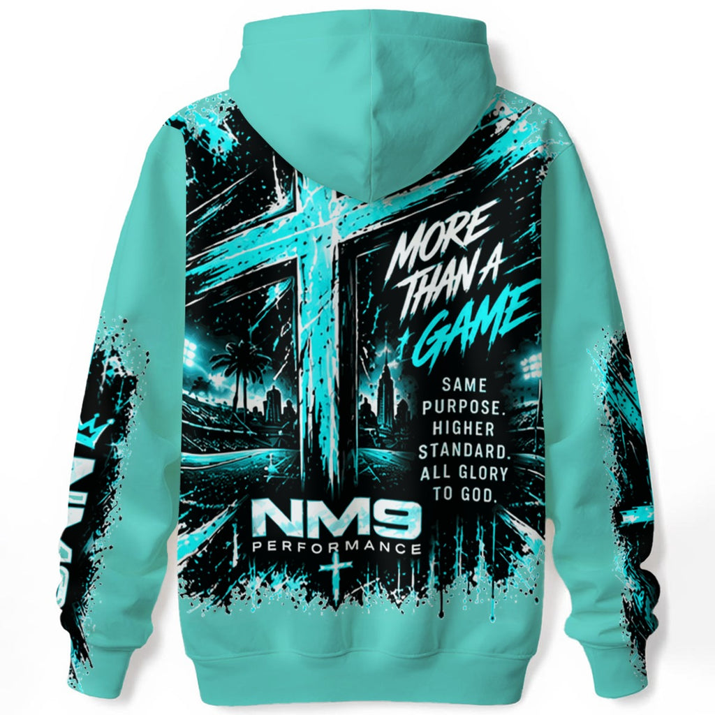 NM9 Ice Collection Hoodie | Girls Built Different | Ice Teal