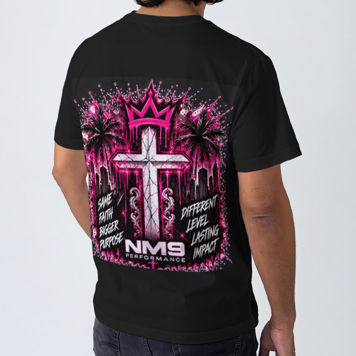 NM9 Pink Collection Tee | Legacy Mode | Black