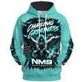 NM9 Ice Collection Hoodie | Chasing Greatness Series | Ice Teal