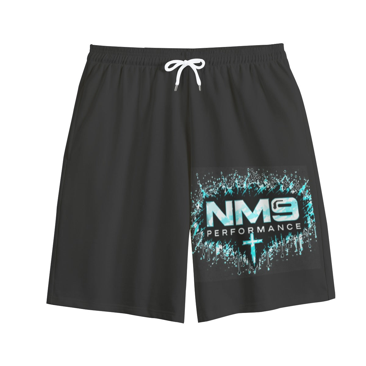 NM9 Ice Collection Sweat Shorts | Girls Built Different | Black