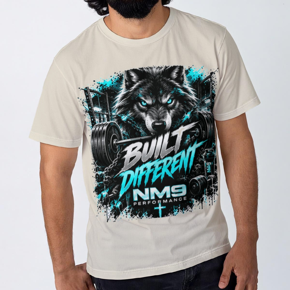 NM9 Ice Collection Tee | Built Different Leader Of The Pack | Bone