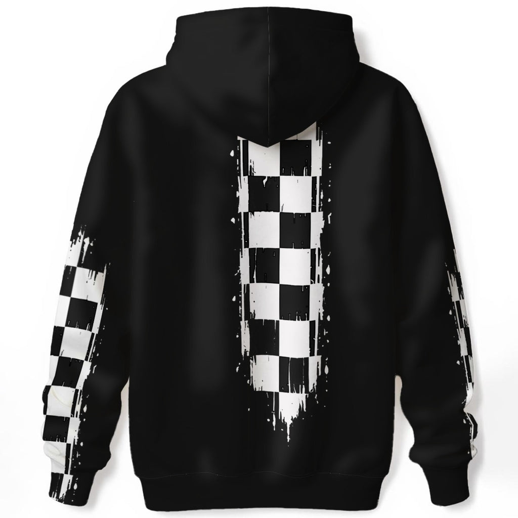 NM9 Executive Collection Hoodie | Race The Limits Checkered | Black