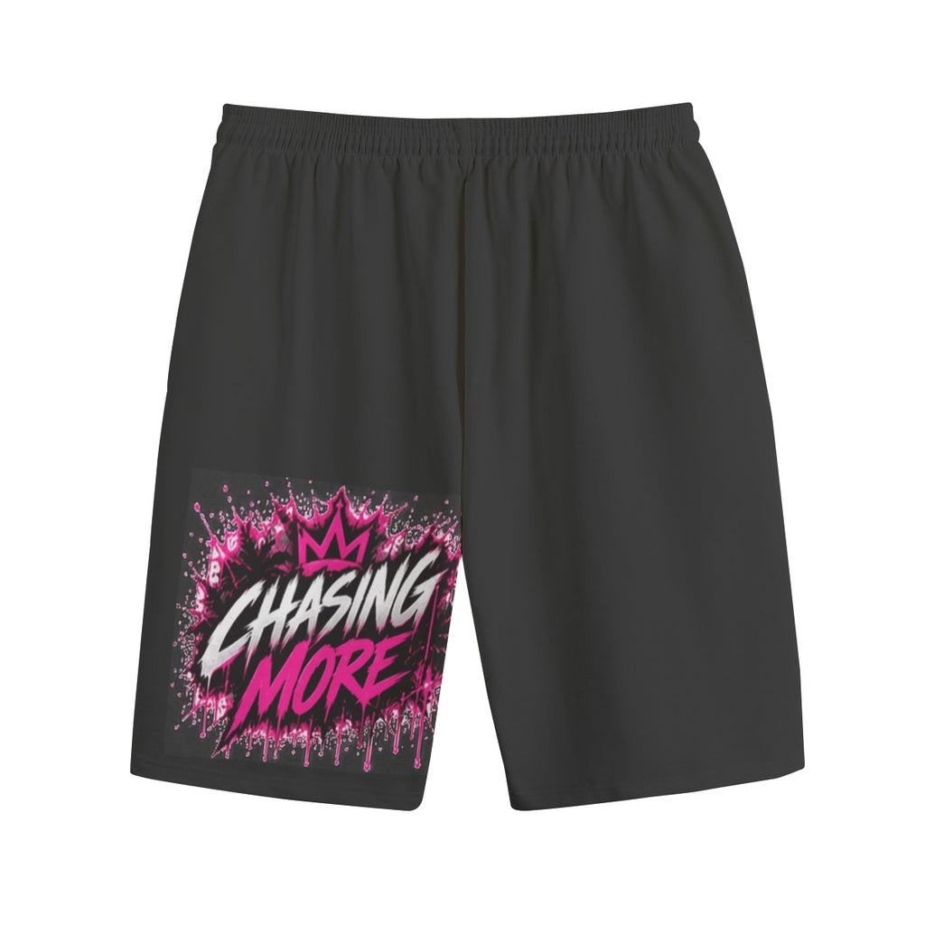 NM9 Pink Collection Sweat Shorts | Chasing More | Black