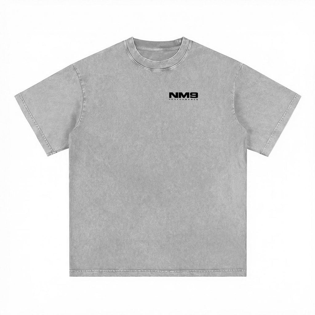 NM9 Standard Collection Heavyweight Tee | Discipline Builds Freedom | Grey