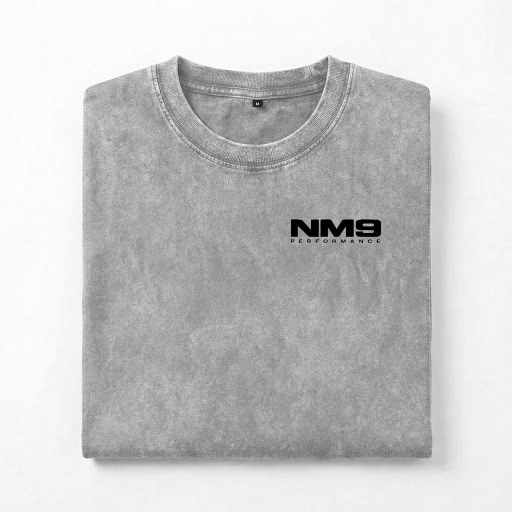 NM9 Standard Collection Heavyweight Tee | Discipline Builds Freedom | Grey