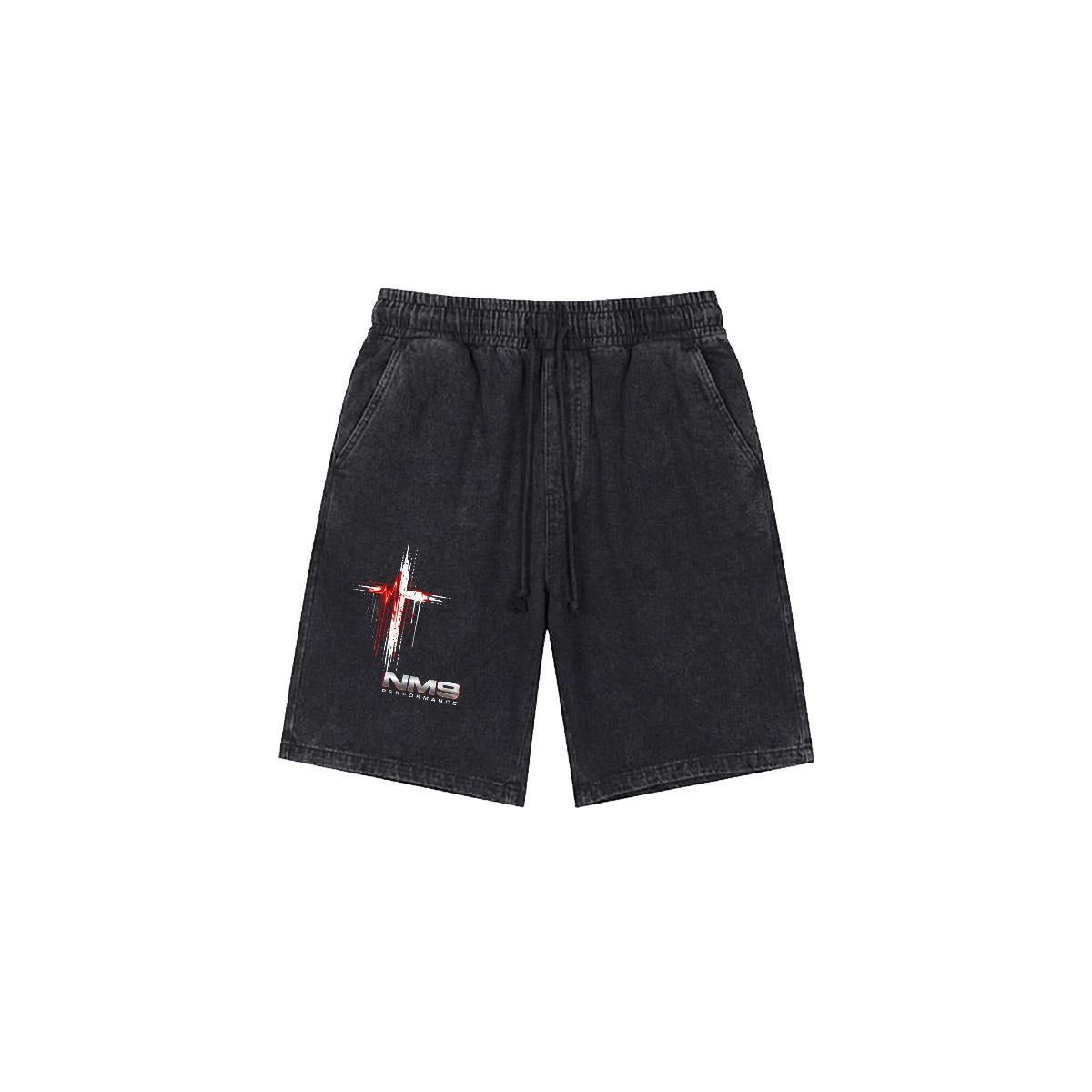 NM9 Bloodline Collection Heavyweight Sweat Shorts | Different Breed | Black